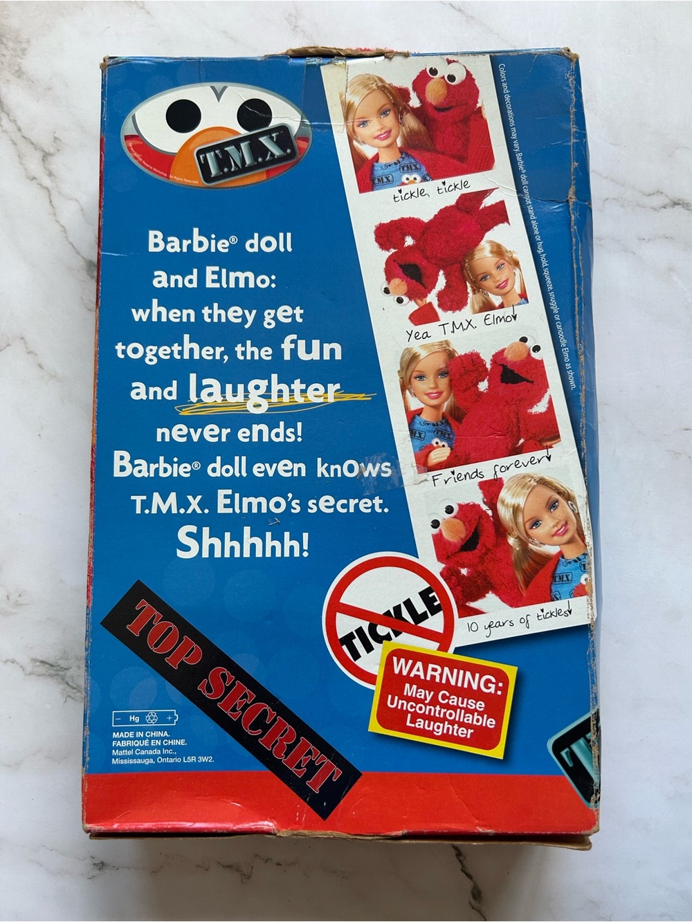 Tickle Me Elmo Sesame Street Barbie Doll - Picture 4 of 6